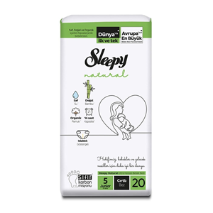 SLEEPY JUMBO NO:5 JUNİOR 20 Lİ ÇOCUK BEZİ