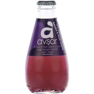 AVŞAR 200ML KARADUT FRENK ÜZÜMÜ MADEN SUYU