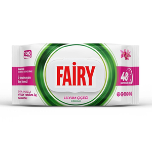 FAİRY YÜZEY TEMİZLİK HAVLUSU LİLYUM 100 LÜ