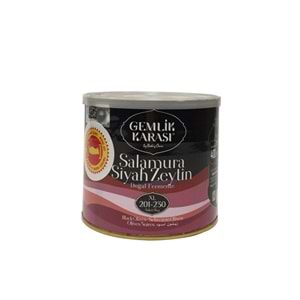 GEMLİK KARASI XL SALAMURA 400 GR 201-230 DANE