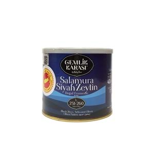 GEMLİK KARASI L SALAMURA 800 GR 230-260 DANE