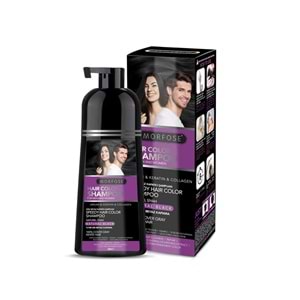MORFOSE 420 ML ŞAMPUAN SAÇ SAKAL BEYAZ KAPATICI SİYAH.