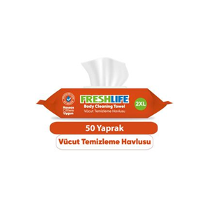FRESH LİFE VUCÜT TEMİZLEME MENDİLİ 50 Lİ