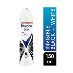 REXONA DEO KADIN İNSİBLE BEYAZ İZ SARI LEKE KARŞITI 150 ML