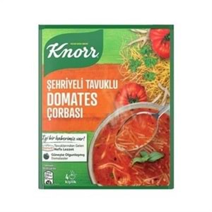 KNORR ŞEHRİYELİ TAVUKLU DOMATES ÇORBASI 67 GR