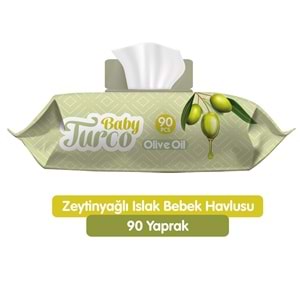 BABY TURCO ISLAK HAVLU 90 ZEYTİN YAĞLI