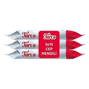 BABY TURCO CEP MENDİLİ 3*15 Lİ