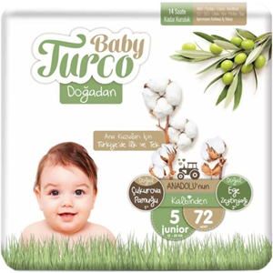 BABY TURCO AVANTAJ PAKET NO:5 JUNİOR 78 LI BEBEK BEZİ