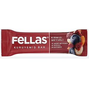 Fellas Kırmızı Meyveli Kuruyemiş Bar (30g)