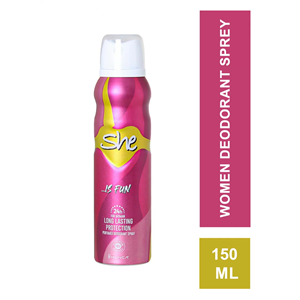 SHE DEODORANT İS FUN 150 ML