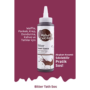MELWISS CHOCOLATE BİTTER ÇİKOLATALI SOS 330 GR