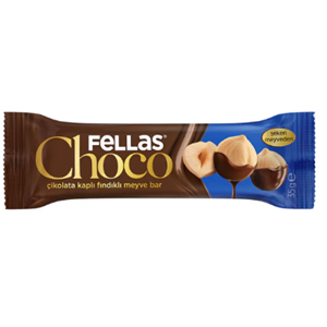 Fellas Çikolata Kaplı Meyve Bar - Fındıklı (35g)