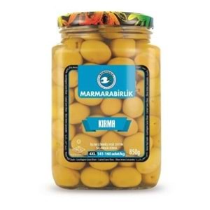 Marmara Birlik Yeşil Zeytin kırma Salamura (3XL) 850 G