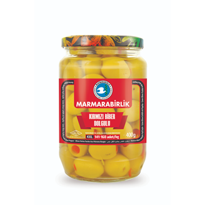 Marmara Birlik Yeşil Zeytin BİBER DOLGULU 400 GR
