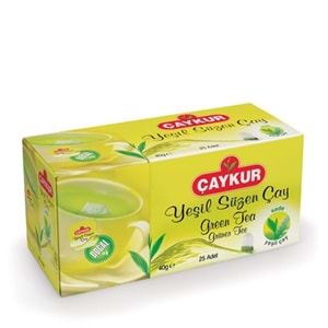 ÇAYKUR YEŞİL ÇAY SADE 40 GR