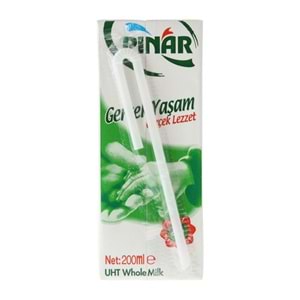PINAR SÜT TAM YAĞLI 200 ml