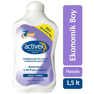 ACTİVEX SIVI SABUN HASSAS 1500 ML