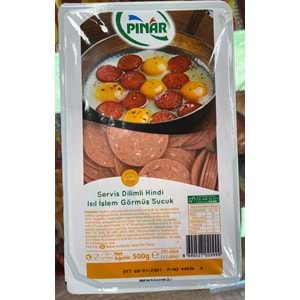 PINAR SUCUK SERVİS DİLİMLİ 500 GR