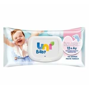 UNİ BABY ISLAK HAVLU İLK ADIM 52 Lİ