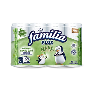 FAMİLİA TUVALET KAĞIDI NATUREL 16 LI