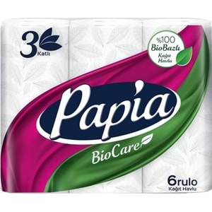 PAPİA HAVLU 6 LI BİOCARE