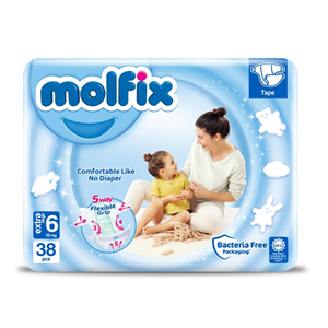 MOLFİX FIRSAT NO:6 EXTRA LARGE ÇOCUK BEZİ 38 Lİ