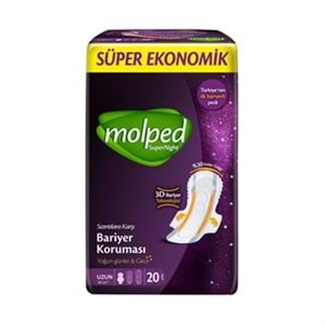 MOLPED SÜPER NİGHT SÜPER EKO UZUN 18 Lİ