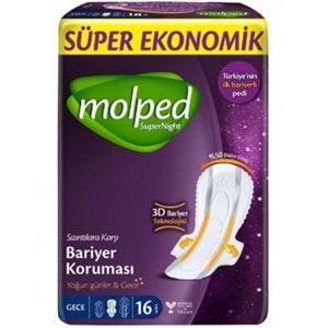 MOLPED SÜPER NİGHT SÜPER EKO GECE 16 LI