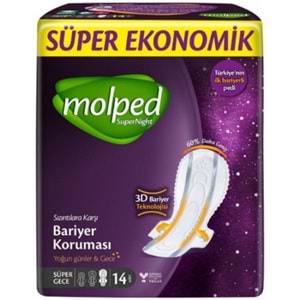 MOLPED SÜPER NİGHT SÜPER EKO EXT.GECE 14 LÜ