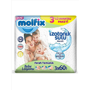 MOLFİX ISLAK HAVLU İZOTONİK SULU 180 Lİ FERAH
