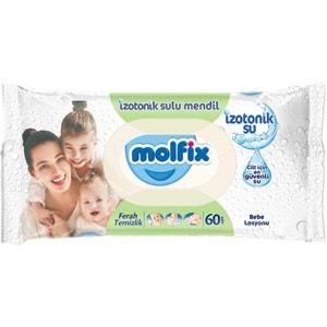 MOLFİX ISLAK HAVLU İZOTONİK SULU 60 LI FERAH