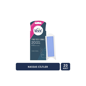 Veet Profesyonel Yüz Ağda Bandı Hassas Ciltler 20'li