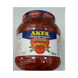 AKFA DOMATES SALÇASI 1700 GR CAM