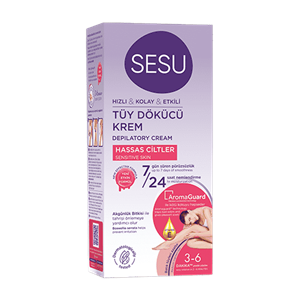 SESU TÜY DÖKÜCÜ KREM HASSAS 40 ML AĞDA AĞDA
