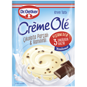 DR.OETKER CREMOLE VANİLYALI ÇİKOLATA PARÇALI.