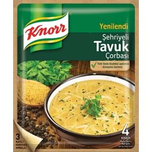 KNORR ŞEHRİYELİ TAVUK ÇORBASI YENİ 51 GR
