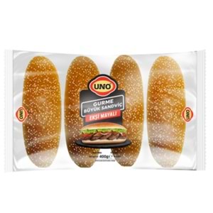 UNO GURME SANDVİÇ EKMEK 400GR 4 LÜ