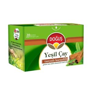 DOĞUŞ BİTKİ ÇAYI ( YEŞİL ÇAY TARÇIN KARANFİL ) 20 Lİ