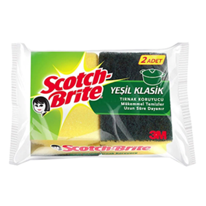 S.B.SÜNGER oluklu 2 li SCOTH BRİTE BULAŞIK SÜNGERİ
