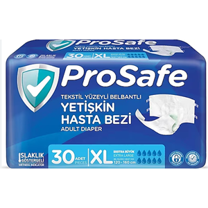 PROSAFE 30 LU BELBANTLI XL YETİŞKİN HASTA BEZİ