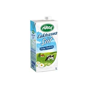 SÜTAŞ LAKTOZSUZ SÜT 1 LİTRE