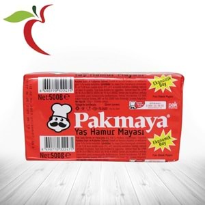 PAKMAYA YAŞ HAMUR MAYASI KIRMIZI 500 GR