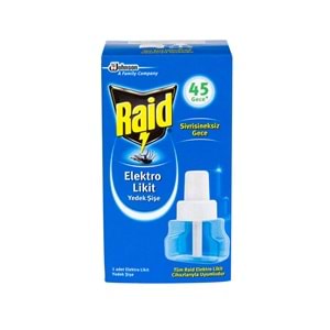 RAID ELEKTROLİKİT YEDEK 45 GECE 27ml/24 TR