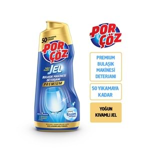 POR ÇÖZ SIVI BULAŞIK MAKİNE DETERJANI PREMİUM 900 ML