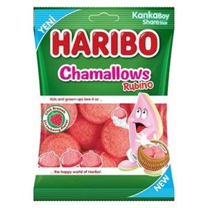 HARİBO CHAMALLOWS ÇİLEK 70 GR RUBİNO