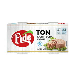Fide Ton Balık Light 2x160 gr