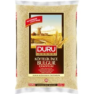 DURU ÇİĞ KÖFTELİK BULGUR 1 KG