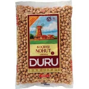 DURU KOÇ BAŞI NOHUT 1000 GR 9 MM