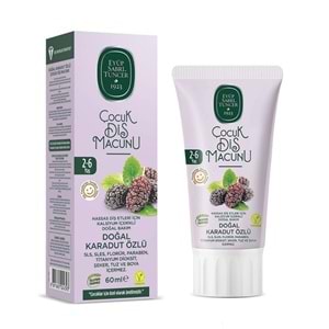 EST DİŞ MACUNU 2-6 YAŞ DOĞAL KARADUT ÖZLÜ 60 ML