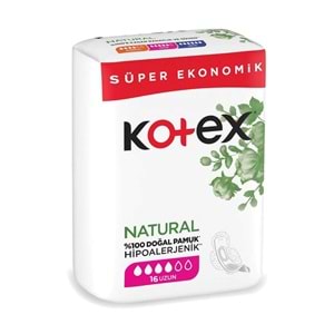 KOTEX NATURAL ULTRA QUADRO UZUN (16X12)